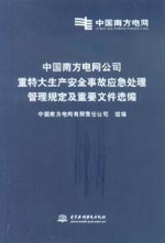 中國(guó)南方電網(wǎng)公司重特大生產(chǎn)安全事故應(yīng)