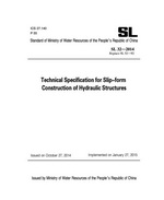 Technical Specification for Slip-form Construction 